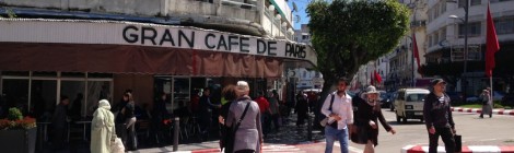 Intrigue in Broad Daylight at the Café de Paris, Tangier, Morocco
