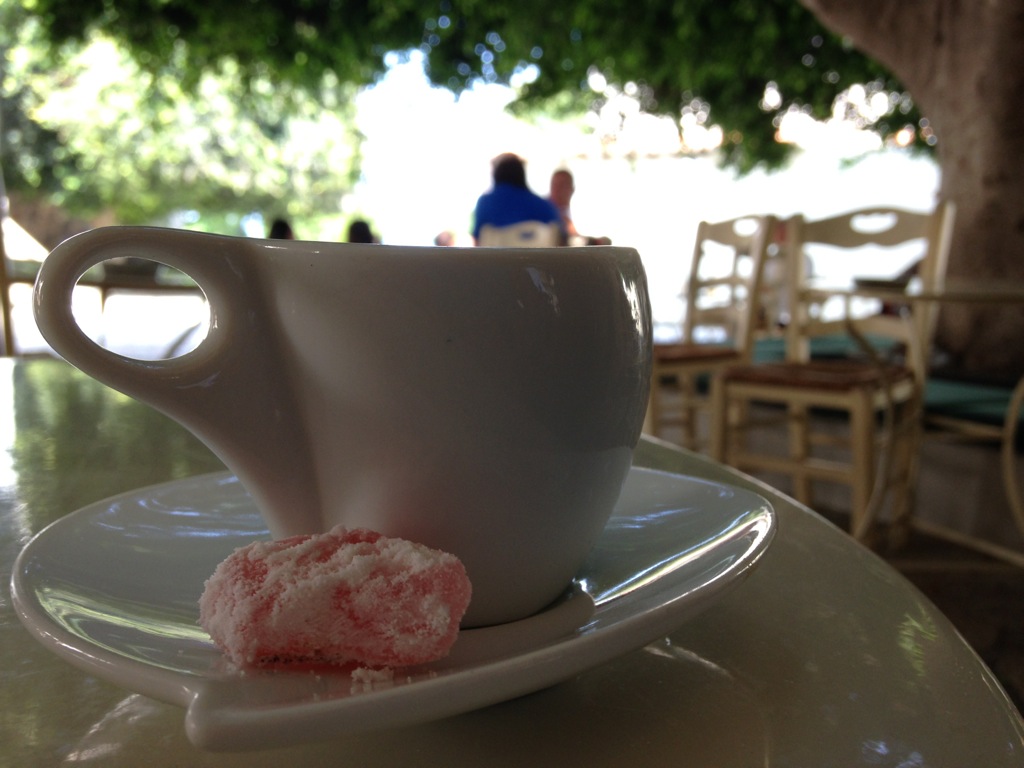 Contemplating the future of Kos over Greek coffee in Hippocrates Square