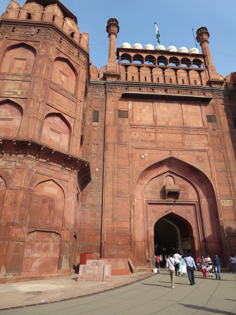 The Red Fort's Lahori Gate, Delhi, India.
