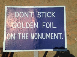 The message from the Archeological Survey of India is quite clear.